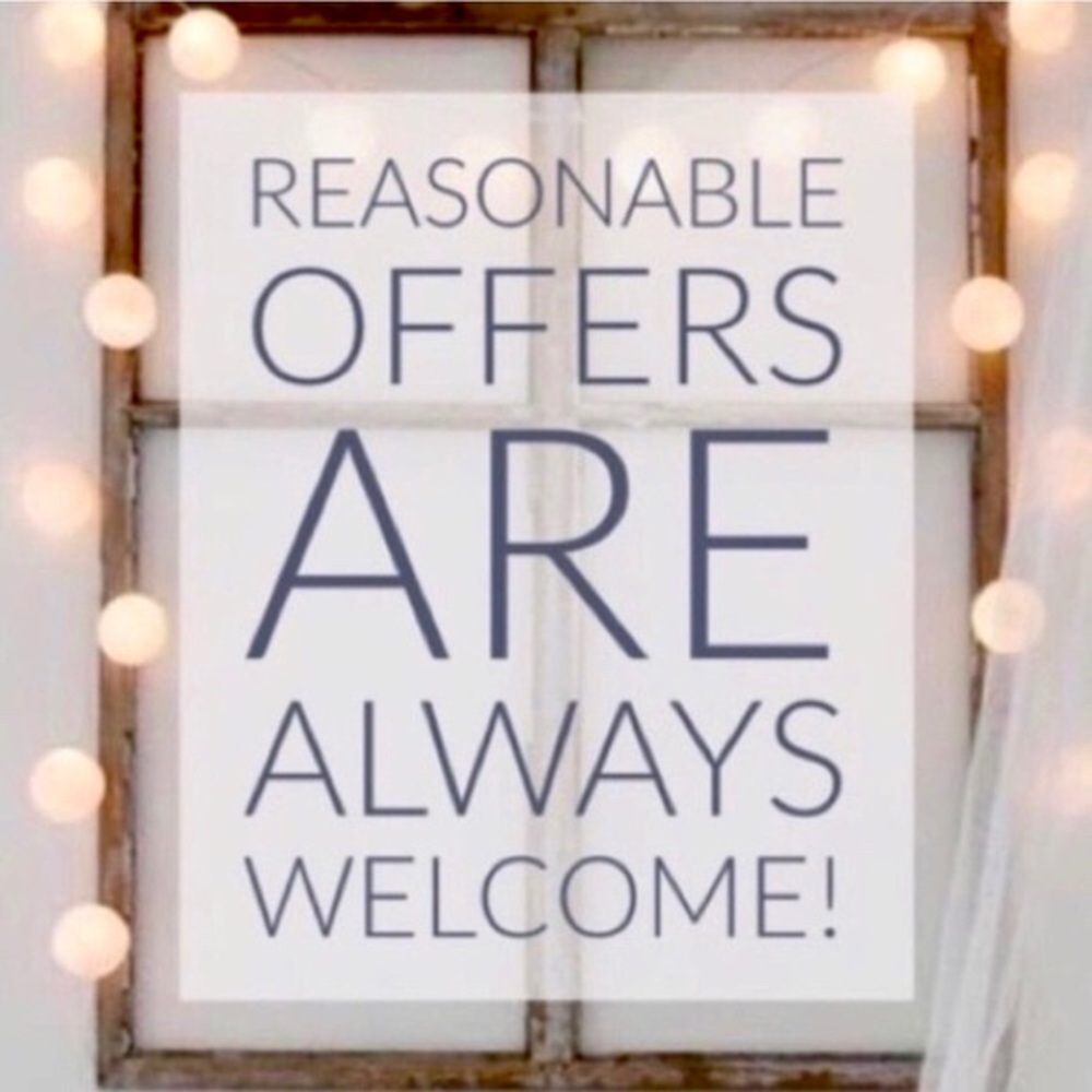 ⭐️⭐️Reasonable offers are always welcome! ⭐️⭐️